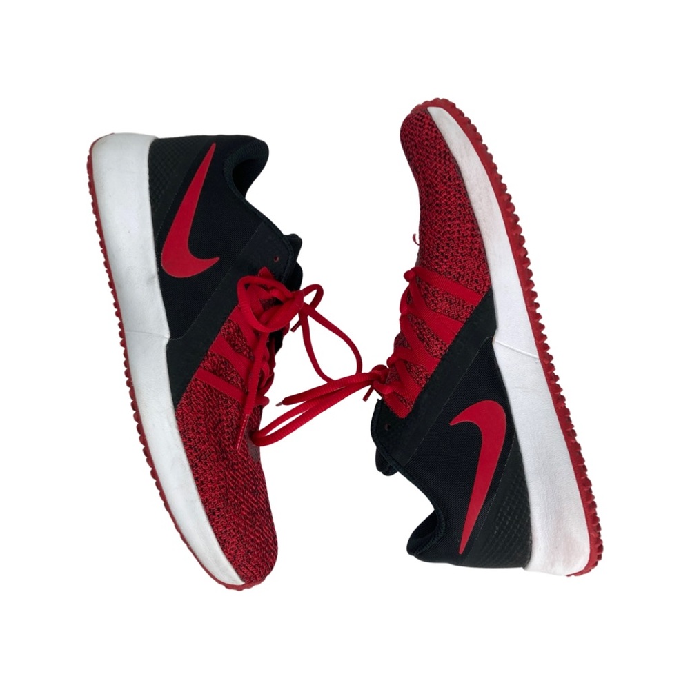 Nike Men's Varsity Compete Trainer Shoe Size 8 Red Black Lace Up